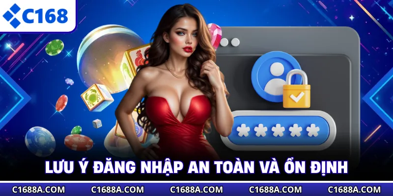 Lưu ý đăng nhập an toàn và ổn định