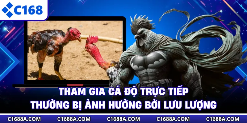 Tham gia cá độ trực tiếp thường bị ảnh hưởng bởi lưu lượng